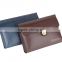 Factory business leather brand name man wallet