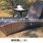 Outdoor PE rattan pool or poolside sunbed