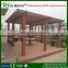 WPC modern pergola with pergola 3x3m for outdoor wood-plastic composite decking floor