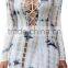 New 2016 Autumn Dresses Sexy Hollow Out china export clothes