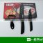 BERYL Black blade 3pcs set , black Ceramic Knife set 4"6"kitchen knife+peeler+gift box, 2 colors ABS handle