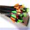 Cheap hunting carbon arrow shaft replaceable tip, archery carbon fiber arrows