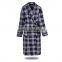 Top Quality Winter Bathrobe Men Vintage Royal Printed Flannel Robes Sleepwear Thickening Warm Bath Robe