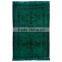 Handmade Turkish Carpet - Green Over-dyed Rug (7,2 x 5,1 Feet)