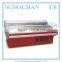Supermarket Used Flat Display Open Top Freezer