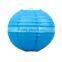 10pcs/lot Blue 12''(30cm) Round Chinese Paper Lantern Lamps Wedding Party Decoration Home DIY Decor