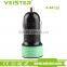 veister high quality full aluminium 5v 2.4asingle usb car charger dc12-24v