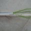 Stainless steel handle silicone whisk