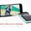 outdoor waterproof durable solar power bank with phone holder