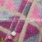 Checks Tweed Fabric Heavy Woolen Fabric worsted spring and autumn fashionable dress DIY