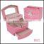 Crocodile pattern automatic jewelry bo top grade leather equisite jewelry bo with three layers of jewelry bo