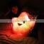 Smile Star Design plush toys Color Changing LED Light pillow