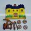 Educational kids toy target castle shooting game