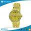 Charming crystal circle all golden plating bracelet woman watch