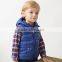 children winter windproof fleece hooded down vest