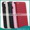 High Quality Rhombic Woven Pattern PC Clear Case for iPhone6 Plus Cover Case