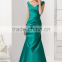 HA-014 2015 Sexy Trumpet V-Neck Ruched Stain Celebrate Dress A-Line Ruched Beaded Prom Quinceanera Dress