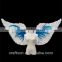 white feather butterfly wings accept custom color and design