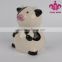 Promotion cheap cow design ceramic cartoon pig bank,ceramic cow money box