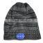 Soft Warm Beanie Hat Wireless Bluetooth Smart Cap Headphone Headset Speaker Mic