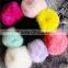 Dye Fur Pompoms / Real Rex Rabbit Fur Pom Pom Wholesale / Fur Pom Keychain