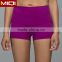 OEM wholesale women hip up tight spandex shorts plain color bodybuilding stretch fabric