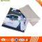 Double-side microfiber cleaning cloth with pouch