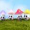 Polyresin cute mushroom figurines for garden decorations