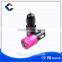 Cheap Wholesale Colorful Dual USB Car Charger for iphone Promotional customized mini Universal USB Car Charger 5V 2.1A