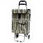 Portable folding shopping cart with bag,Climb stairs folding supermarket shopping cart, Square bag shopping cart