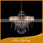 New Design Chrome Crystal Chandelier Lamp With Pipa Drops