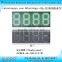 Australia Led digital gas price display 8.8.8.8 (12inch ) R/W/Y/W/B Color