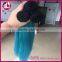 1b teal two tone hair fashion colored brazilian human hair weave free shipping