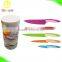 Food grade latest design rainbow kitchen knife set with 3D lenticular pictures