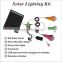 2015 Hot sale 3w high brightness portable led solar kit, solar home kit, solar lighting kit with mobole phone charger