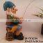 Garden decor gnome statue In the fishing for sale