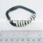 Stainless Steel Bracelet with Crystal Charm