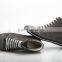 warm cow leather ankle boots men/ felt boots
