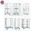 Collapsible stainless metal trolley with Optional Shelves