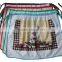 new design cotton terry half yarn-dyed apron for wholesale check apron
