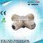 4 Way Brass Female to Feamle to female to female F connector