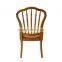 Top Quality Antique White Louis Style Home Furniture Dining Rustic Chair With Straw Seat