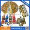 High Quality Mix 12 Designs 22inch 10k 3 Fold Satin Leopard Print Umbrella