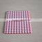 2014 fashional design fda and lfgb food safety printed square silicone cup mat