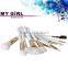 MY GIRL Professional Oem Cosmetic Brushes Make up Hot Selling Custom Logo Makeup Brushes