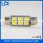 Hot selling 12v 36mm 6smd 5630 5730 auto led festoon Canbus dome light car Led Roof Lights