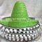 green sombrero hat