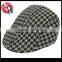 men and women unisex Houndstooth newsboy cap