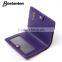cowhide leather famous brand women wallet and hand purse good quality
