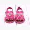 2016 Newest Plastic Flower Baby Girl Sandals